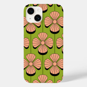 Padrão de Geometria Floral Retroativa - Pétalas Ro