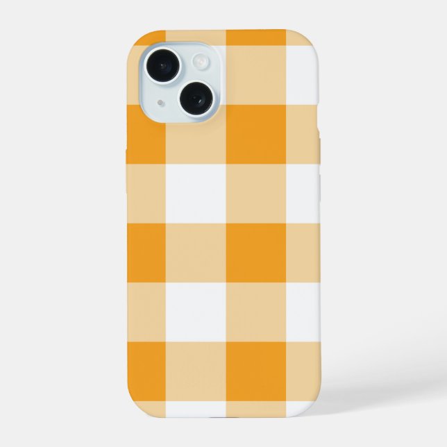 Padrão de Gingham Amarelo (Verso)