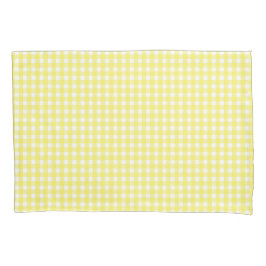 Padrão de Gingham Amarelo Pastel