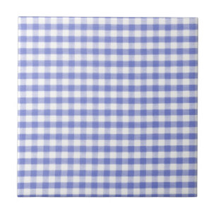 Padrão de gingham azul escuro