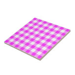 Padrão de Gingham Cor-de-Rosa e Branco<br><div class="desc">Quadrados cor-de-rosa escuro, rosa e brancos formam uma xadrez de búfalo ousada. O padrão de gingham rosa e branco foi desenhado digitalmente do zero. O branco é transparente, então você pode mudá-lo se quiser. Basta clicar no botão "Personalizar" e selecionar uma "Cor de fundo impressa" na barra lateral. Quando terminar,...</div>