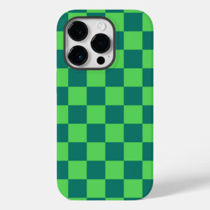 Padrão de Gingham Verde Azul