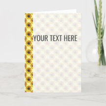 Padrão de Girassol Amarelo Anúncio