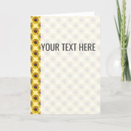 Padrão de Girassol Amarelo Anúncio