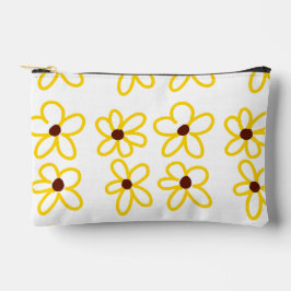 Padrão de girassol castanho-amarelo ventre floral 