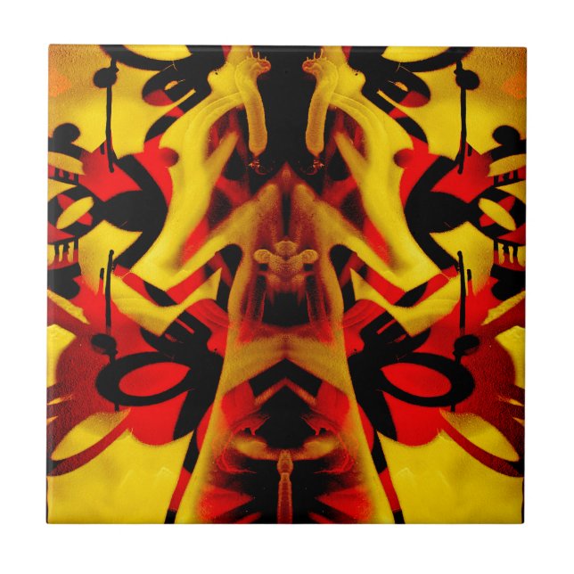 Padrão de grafite colorido (Frente)