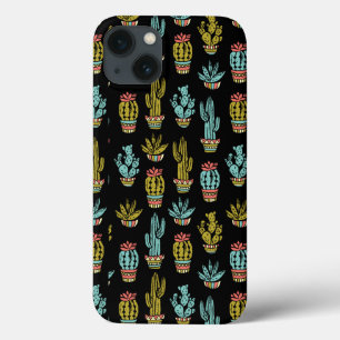 Padrão de Grunge Escuro Cactus