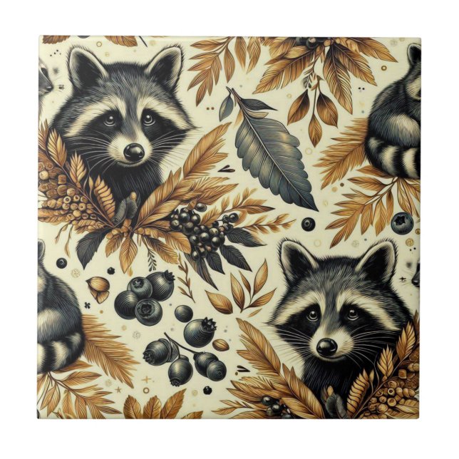 Padrão de guintage racoon (Frente)