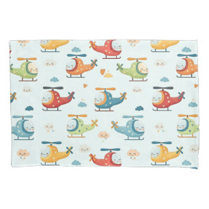 Padrão de Helicópteros Caprichosos Fofos