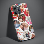 Padrão de Hexágono Moderno Simples de Colagem de F<br><div class="desc">Colagem de Fotografias Múltiplas Capas de telefone de Natal Simples do Hexágono Moderno apresenta uma colagem fotográfica das suas fotografias favoritas em forma de hexágono. Perfeito para o aniversário, Natal, Dia de as mães, Dia de os pais, Avós, irmão, irmã, melhor amigo e muito mais. DICA DA FOTO: centralize suas...</div>