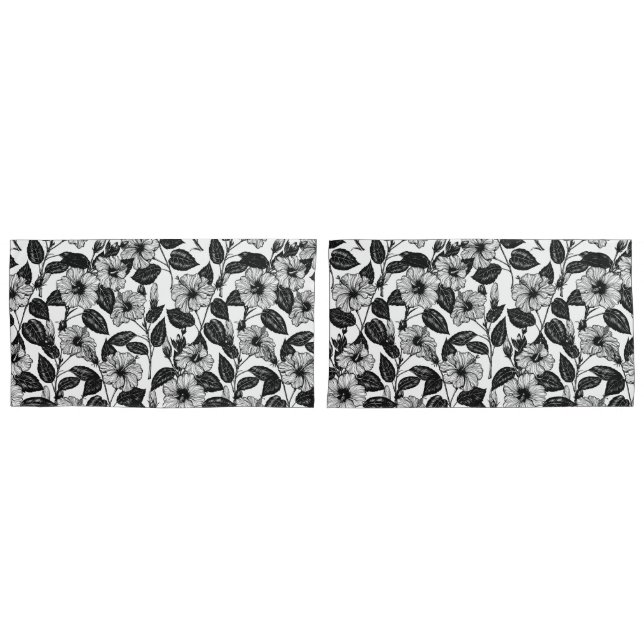 Padrão de hibiscus (Frente - conjunto)