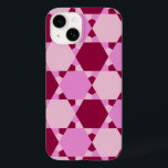 Padrão de Ilusão Óptica de Triângulo Rosa Girly<br><div class="desc">Uma pequena ilusão óptica constituída por triângulos,  hexágonos e seis estrelas pontiagudas. A estrela é mais fácil de ver quando uma pessoa se foca em um hexágono de solteiro. As cores são claras,  médias e cor-de-rosa-escuro,  fazer a ilusão um pouco mais difícil de pegar,  mas fácil nos olhos.</div>