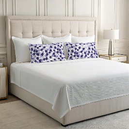 Padrão de Ilustração de Folhas e Vinhas Roxas Boho