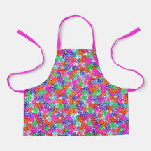 Padrão de Ilustração Floral de Flores Multicolorid