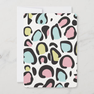 Padrão de impressão animal dos anos 80