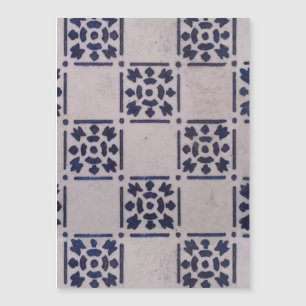 Padrão de Impressão de Arte Branca Azul de Image