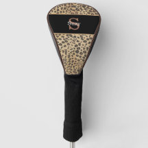 Padrão de Impressão de Chita Leopardo Monograma In