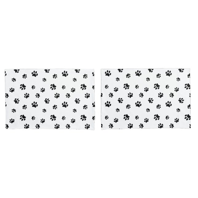 Padrão de impressão de pata preta (Frente - conjunto)