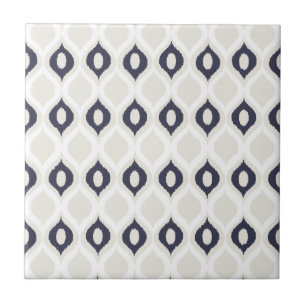 Padrão De Impressão de Tribal Ikat Geométrico D