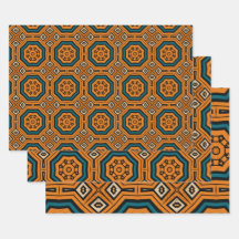 Padrão de inspiração étnica africana n.o 10