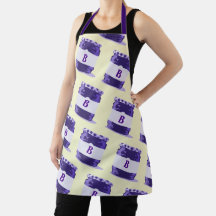 Padrão de Jar Retro-Jelly Roxo com Monograma