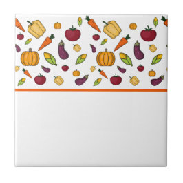 Padrão de legumes cúbicos