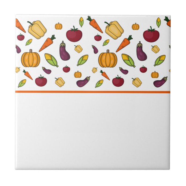 Padrão de legumes cúbicos (Frente)