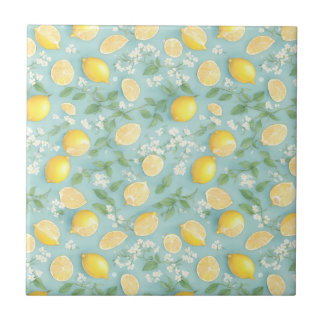Padrão de Lemon Kitchen Lemons