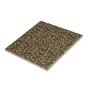 Padrão de Leopardo namorados em Cores Naturais