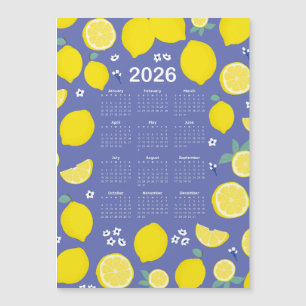 Padrão de Limão de Citros no Calendário 2026