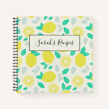 Padrão de limão de verão em Creme