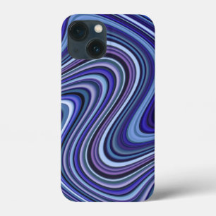 Padrão de Linha de Curva de Sombra Azul Muito Únic
