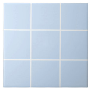 Padrão de Linha de Grade Azul Branco