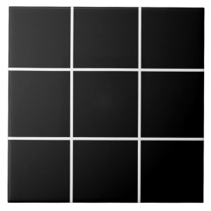 Padrão de Linha de Grade Preto e Branco