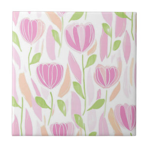 Padrão de Linha Floral Abstrata Moderna (1)