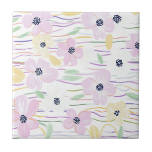Padrão de Linha Floral Abstrata Moderna (6)