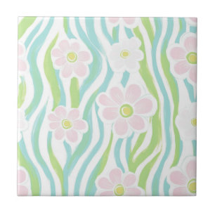 Padrão de Linha Floral Abstrata Moderna (8)