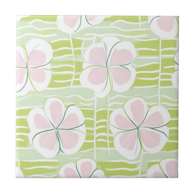 Padrão de Linha Floral Abstrata Moderna (9) (Frente)