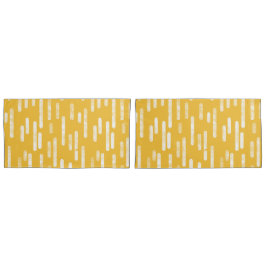 Padrão de Linhas Arredondadas de Tinta | Mostarda 