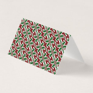 Padrão de Listra de Natal Retro Trippy Squiggly Mo