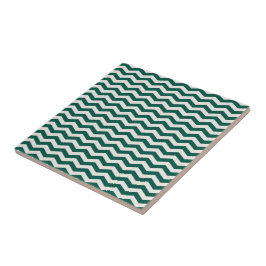 Padrão de listra zigue-zague em chevron verde-teal