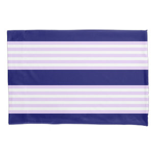 Padrão de listras brancas e lilás com azul-marinho