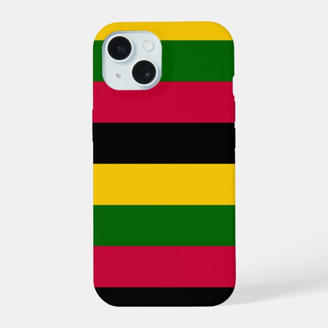 Padrão de Listras Cores Africanas Design  (Verso)