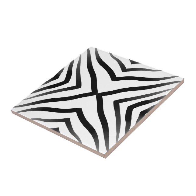 Padrão de Listras de Zebra Pontiagudas Hipnóticas  (Lateral)