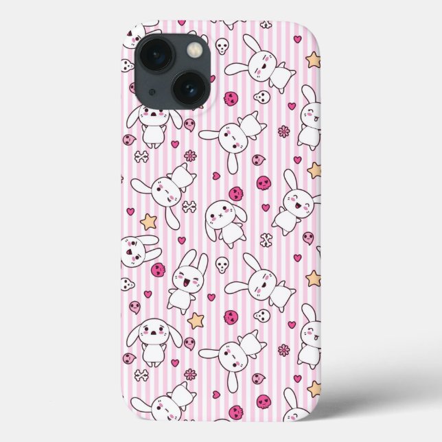 padrão de listras kawaii (Verso)