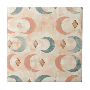 Padrão de Lua Floral Boho Celestial (6)