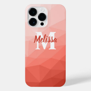 Padrão de malha geométrica da rosa de coral Monogr