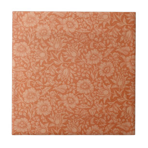 Padrão de Malva de William Morris: Floral Terracot