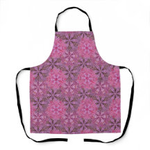 Padrão de mandala colorido rosa e azul