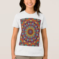 Padrão de Mandala de Caleidoscópio Fractal-64351